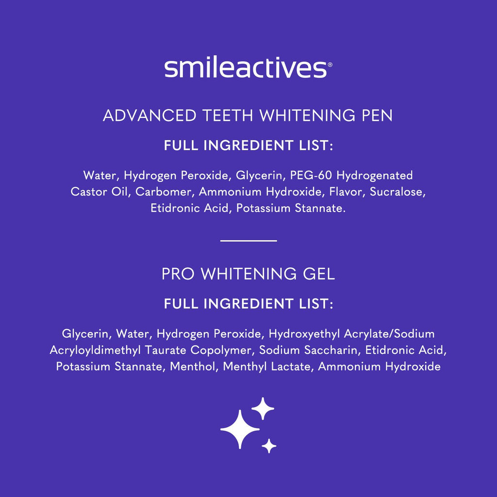 Smileactives Teeth Whitening Kit - At-Home Whitening

