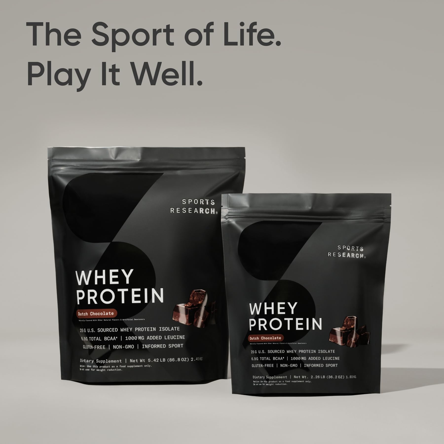 Whey Protein Isolate by Sports Research Protein Powder


