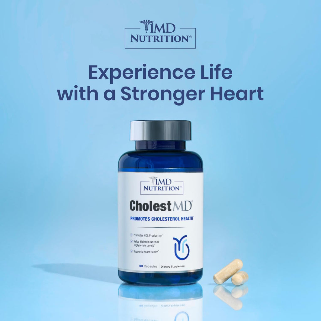 CholestMD by 1MD Nutrition with Olive Leaf & Bergavit

