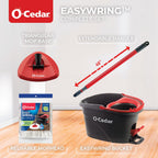 O-Cedar EasyWring Microfiber Spin Mop & Bucket System

