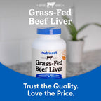 Nutricost Grass-Fed Beef Liver Capsules

