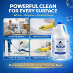 Liquid Chlorine Bleach for Laundry and Surfaces

