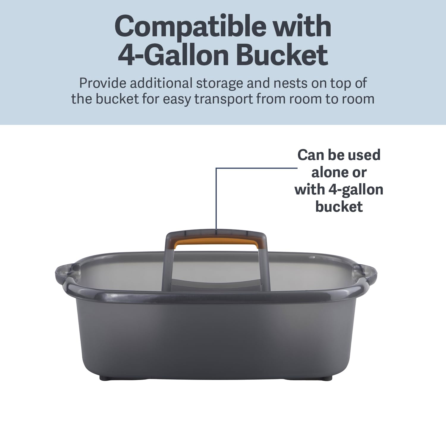 Casabella Cleaning Storage Caddy with Handle – Organizer

