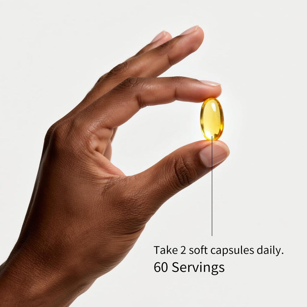 Vitamin D3 K2 Softgel Supplement 5000 IU Plant Based

