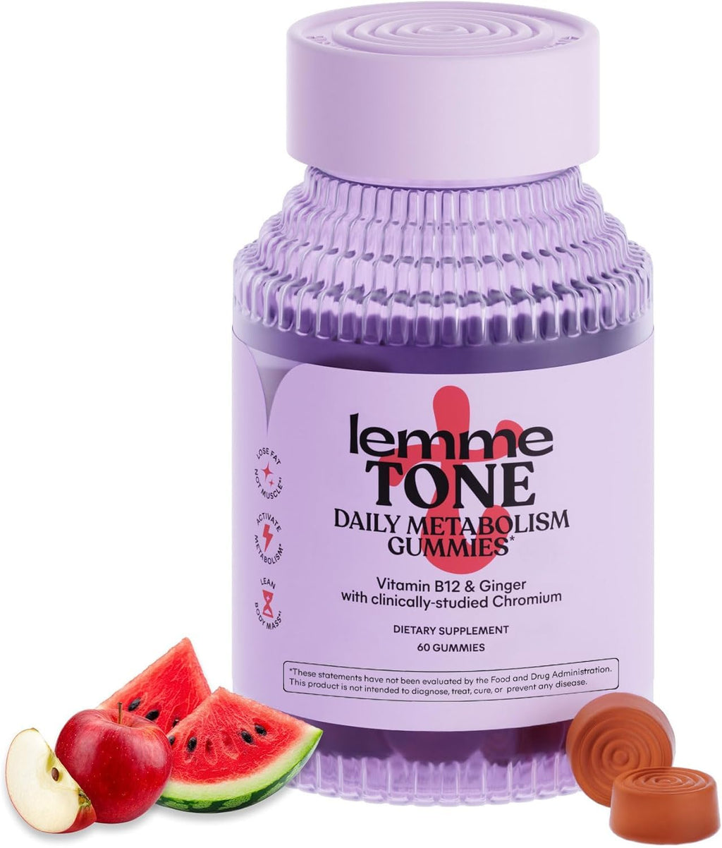 Lemme Tone Metabolism Gummies with Chromium Picolinate & B12

