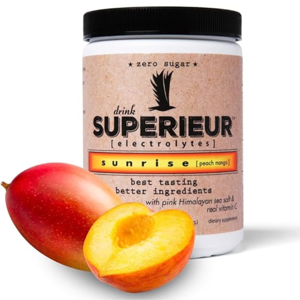 Superieur Electrolytes Plant-Based Electrolyte Powder for Hydration and Recovery