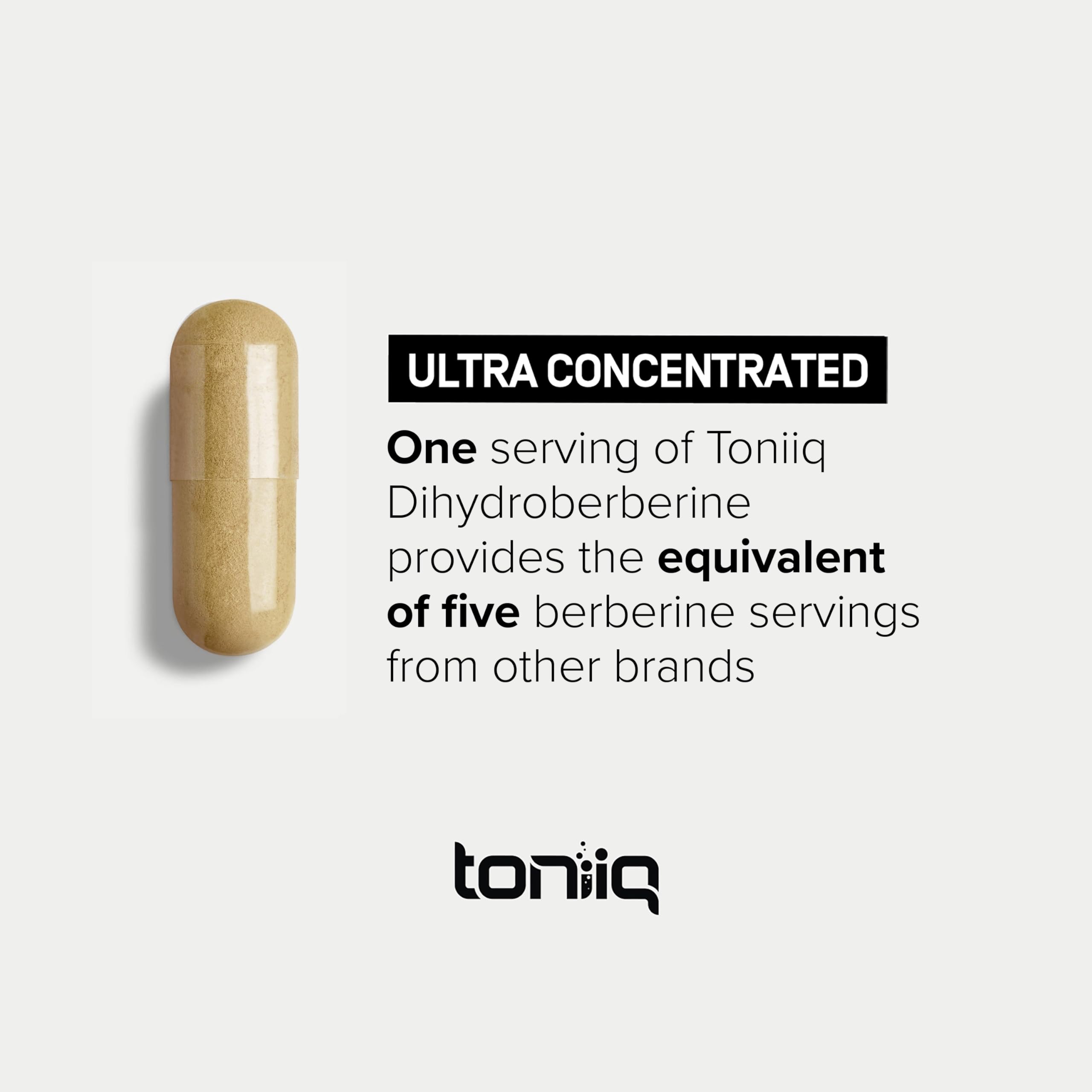 Toniiq Dihydroberberine with GlucoVantage | High Potency

