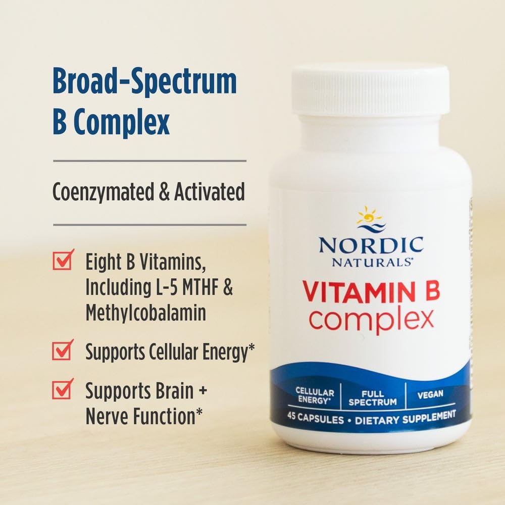 Nordic Naturals Vitamin B Complex | Essential B Vitamins

