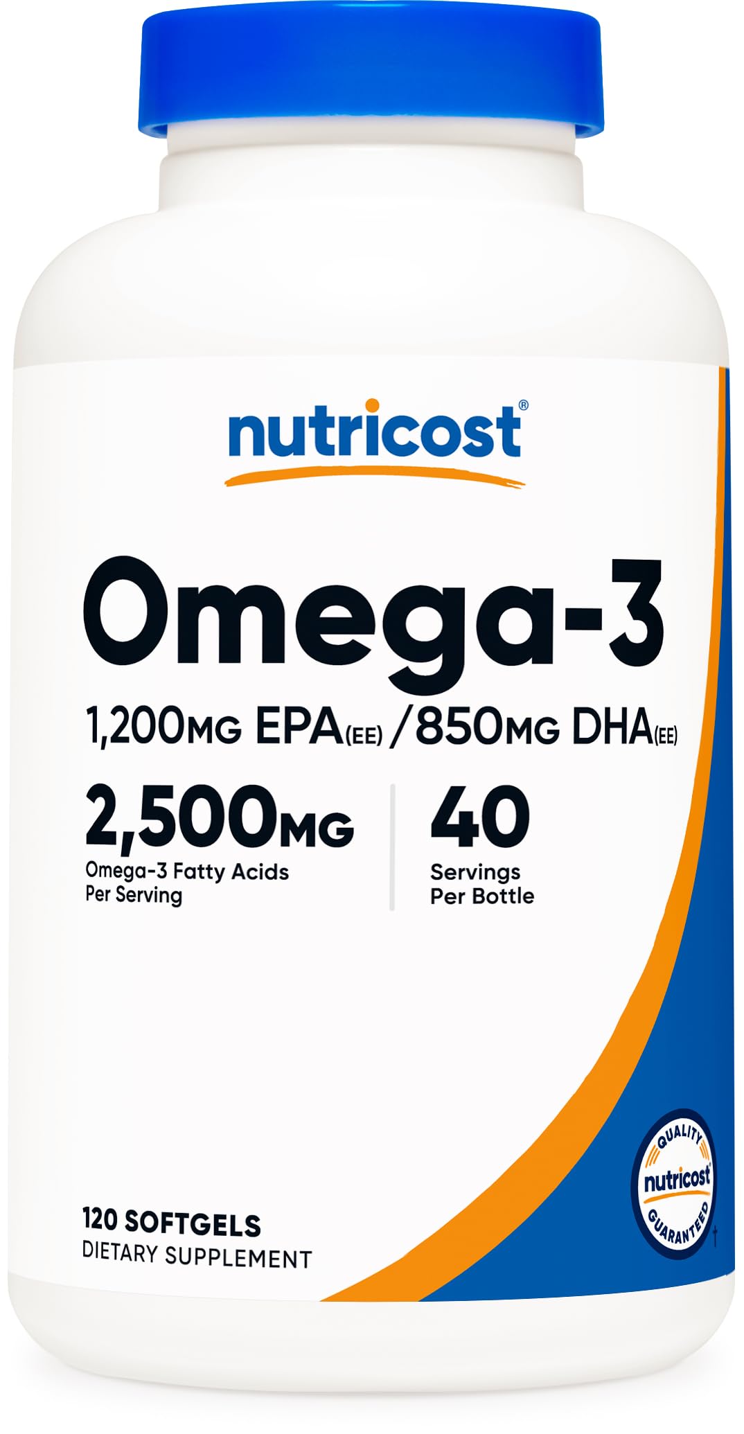 Nutricost Omega-3 Fish Oil 2500 mg Wild Caught

