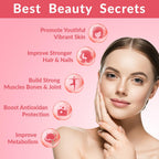Sugar Free Collagen Gummies for Women with Biotin & Vitamins

