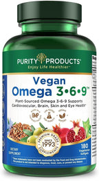 Purity Vegan Omega Three Six Nine Five-in-One Fatty Acids

