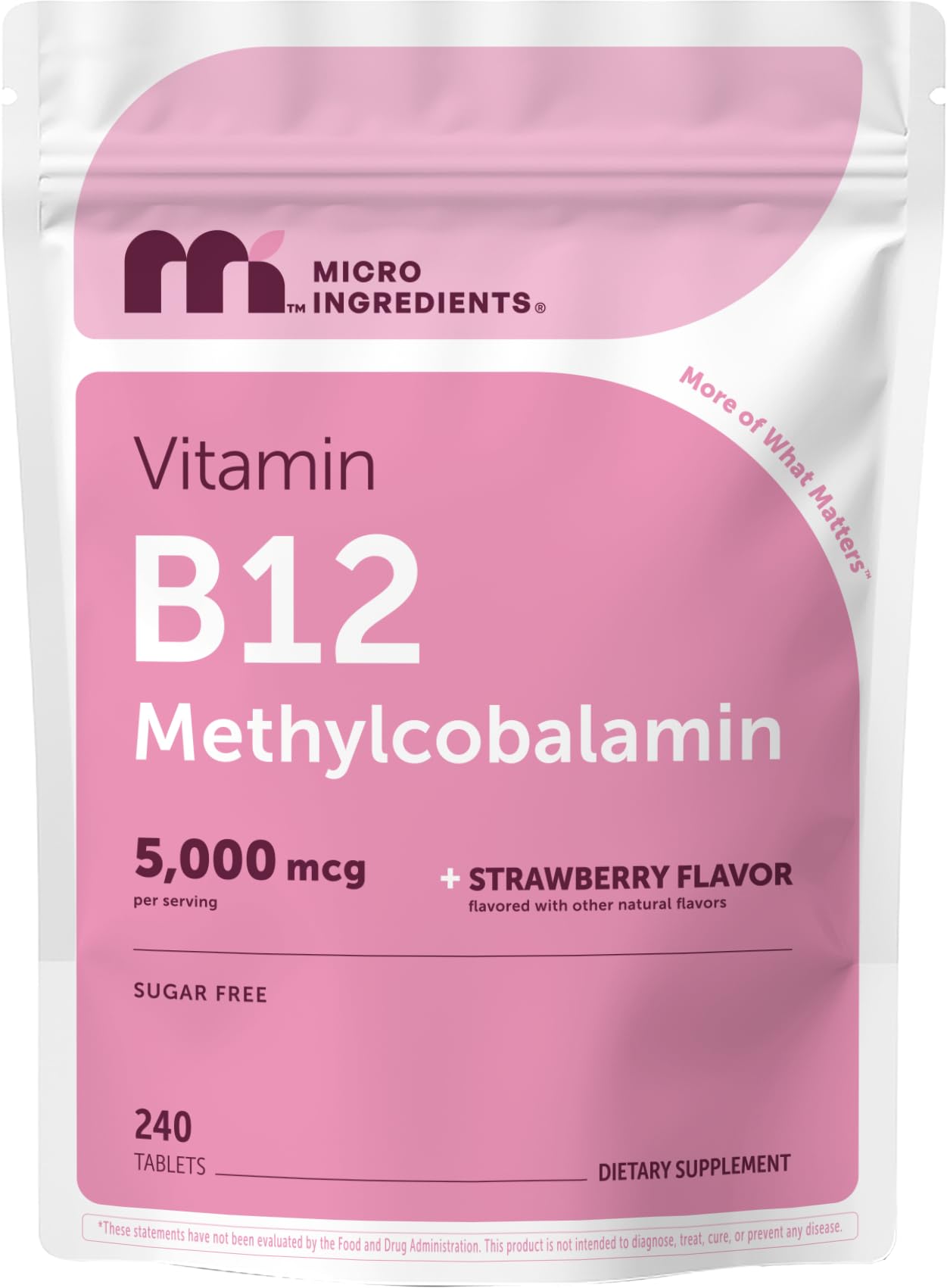 Vitamin B12 Methylcobalamin Chewables | Micro Ingredients

