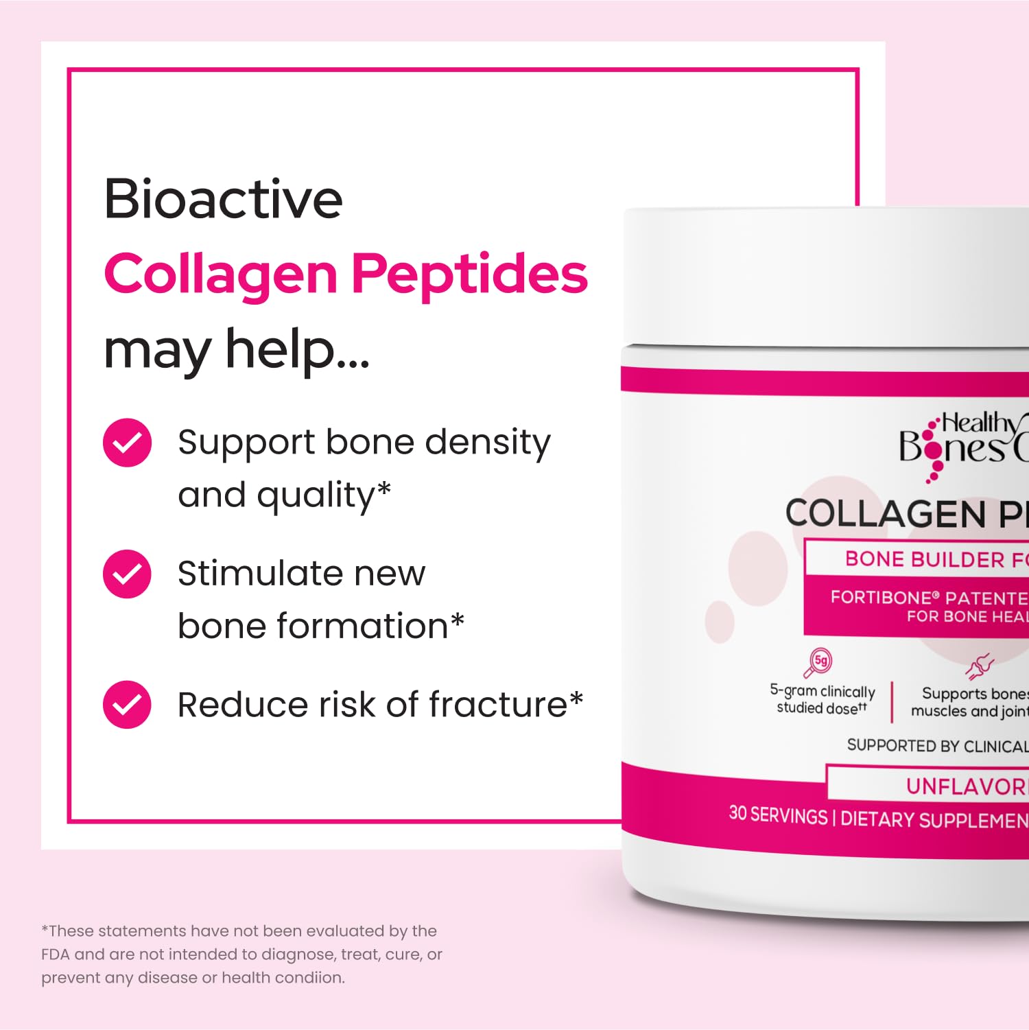 Fortibone Collagen Peptides for Bone Health Hydrolyzed

