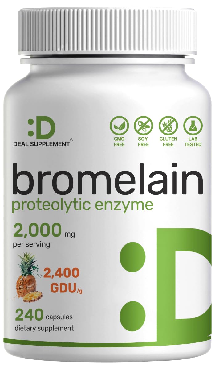 Bromelain Supplement Pineapple Enzyme for Digestion

