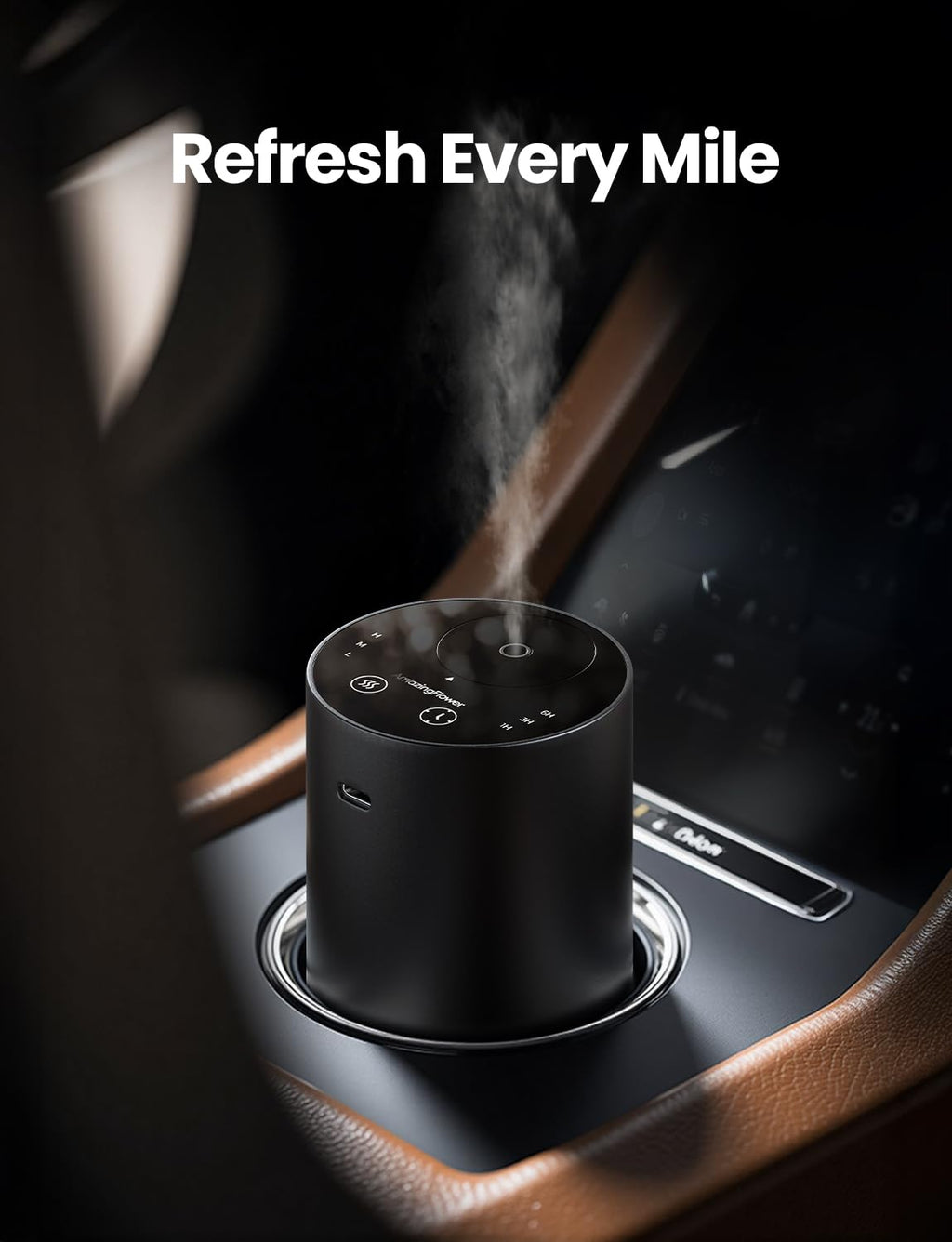 Waterless Rechargeable Essential Oil Diffuser for Home & Car

