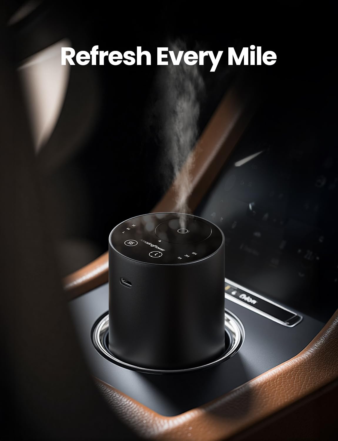 Waterless Rechargeable Essential Oil Diffuser for Home & Car

