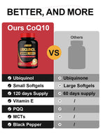 DRFOSTER CoQ10 Ubiquinol Softgels with PQQ & Vitamin E


