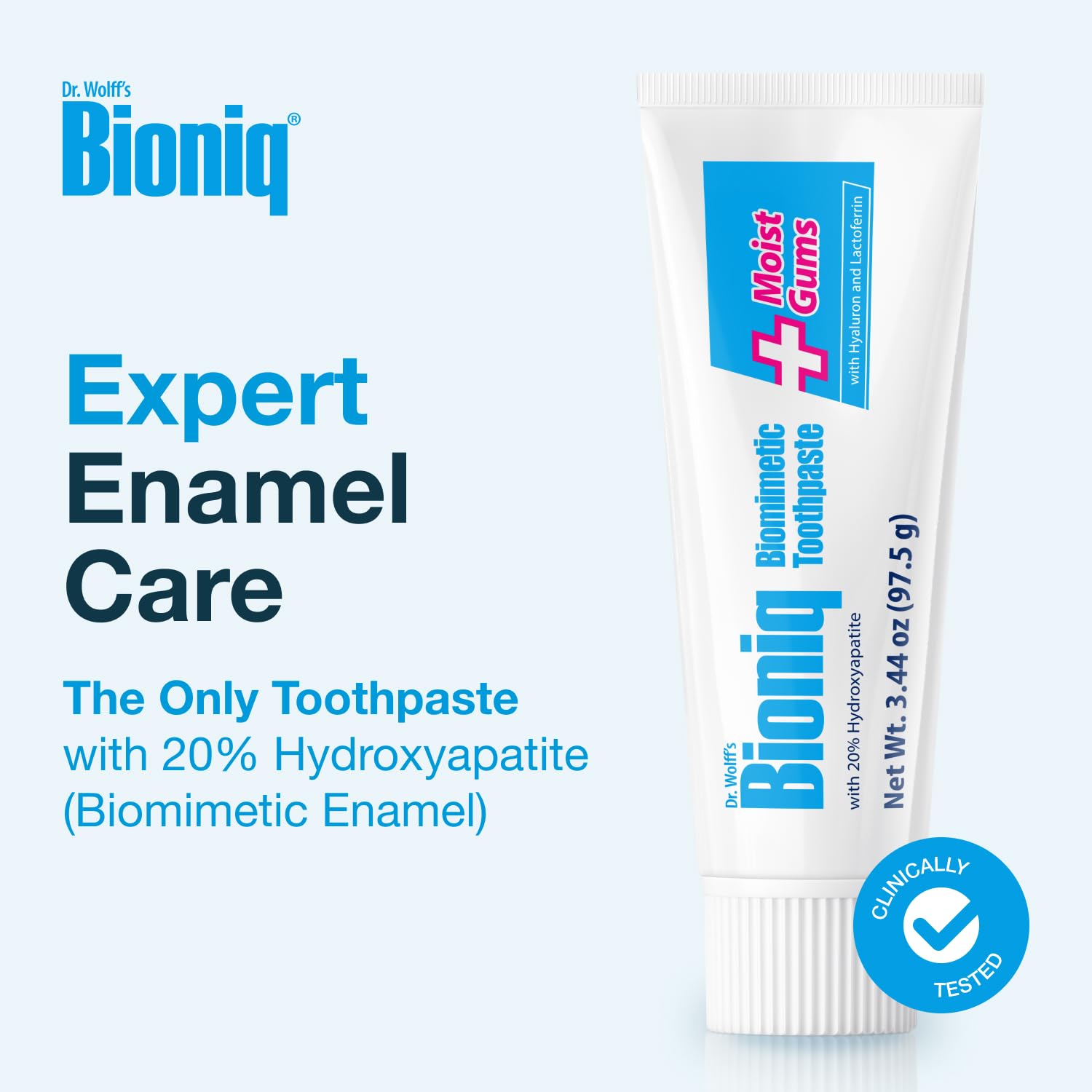 Bioniq Plus+ Gum Formula Toothpaste BioHAP - Fluoride Free

