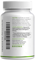 Deal Supplement Vitamin D3 + K2 MK7 Softgels | 5,000 IU

