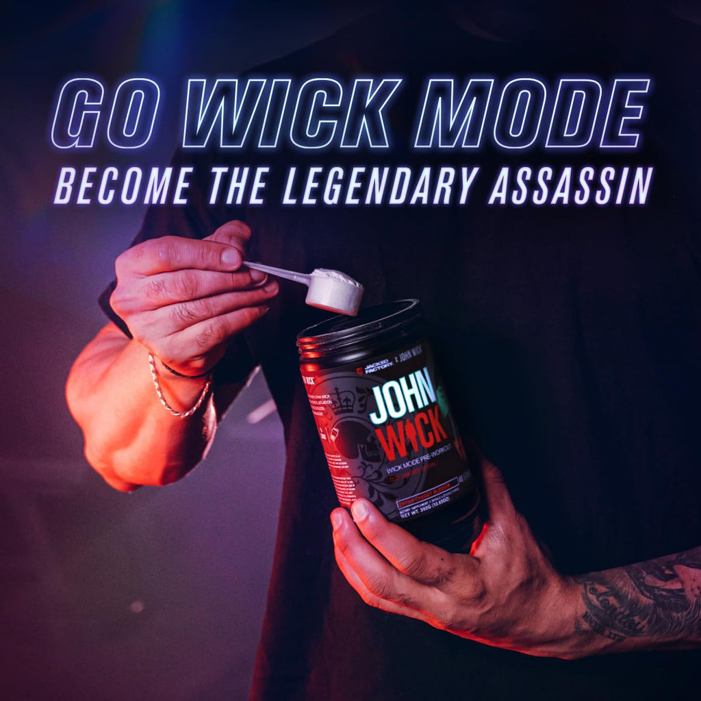 Jacked Factory X John Wick Wick Mode Pre Workout Powder

