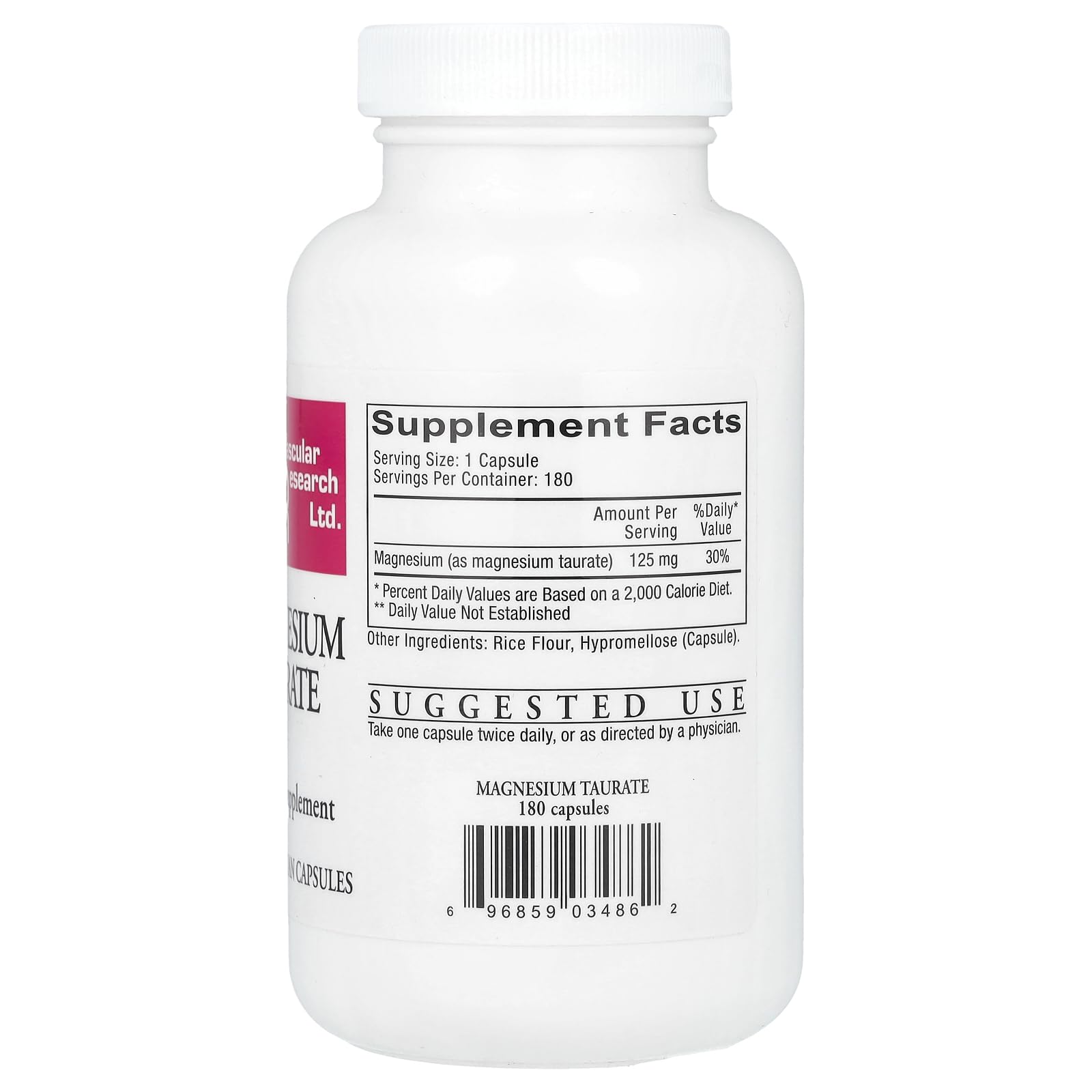 Cardiovascular Research Magnesium Taurate 125 mg

