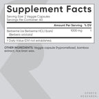 Sports Research Berberine 1000 mg Veggie Capsule - Vegan

