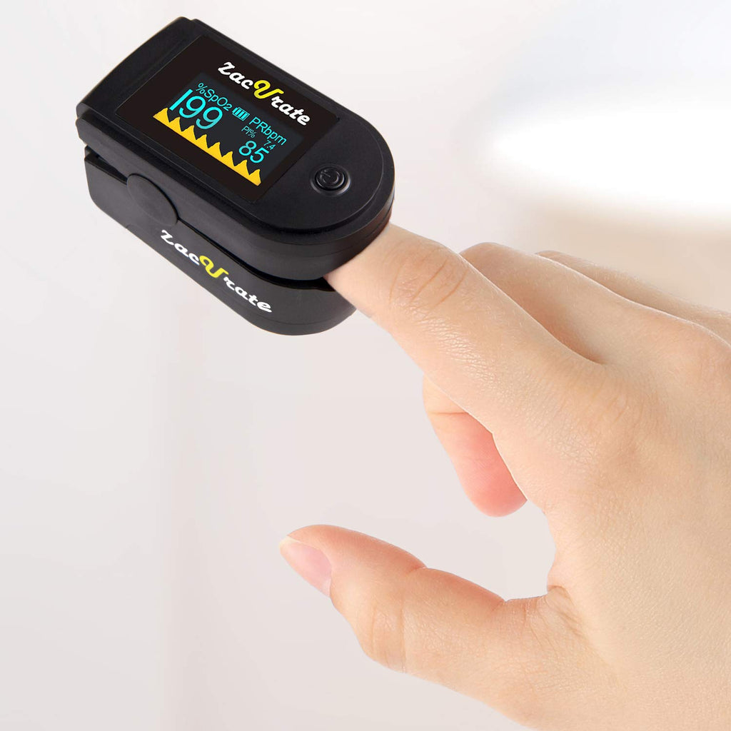 Zacurate Fingertip Pulse Oximeter for SpO2 and Pulse Rate

