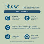 Bio.me Prebiotic Fiber Powder for Digestive Health

