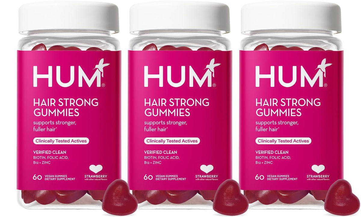HUM Hair Growth Supplement with Biotin, Zinc & B12