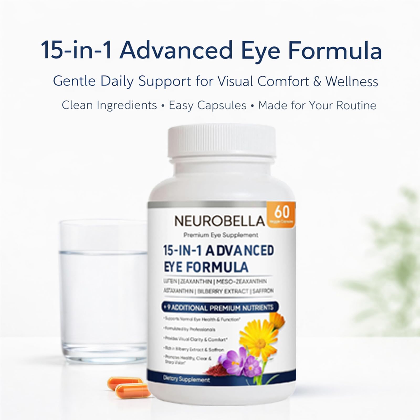 Neurobella Eye Formula 15-in-1 | Eye Wellness Supplement

