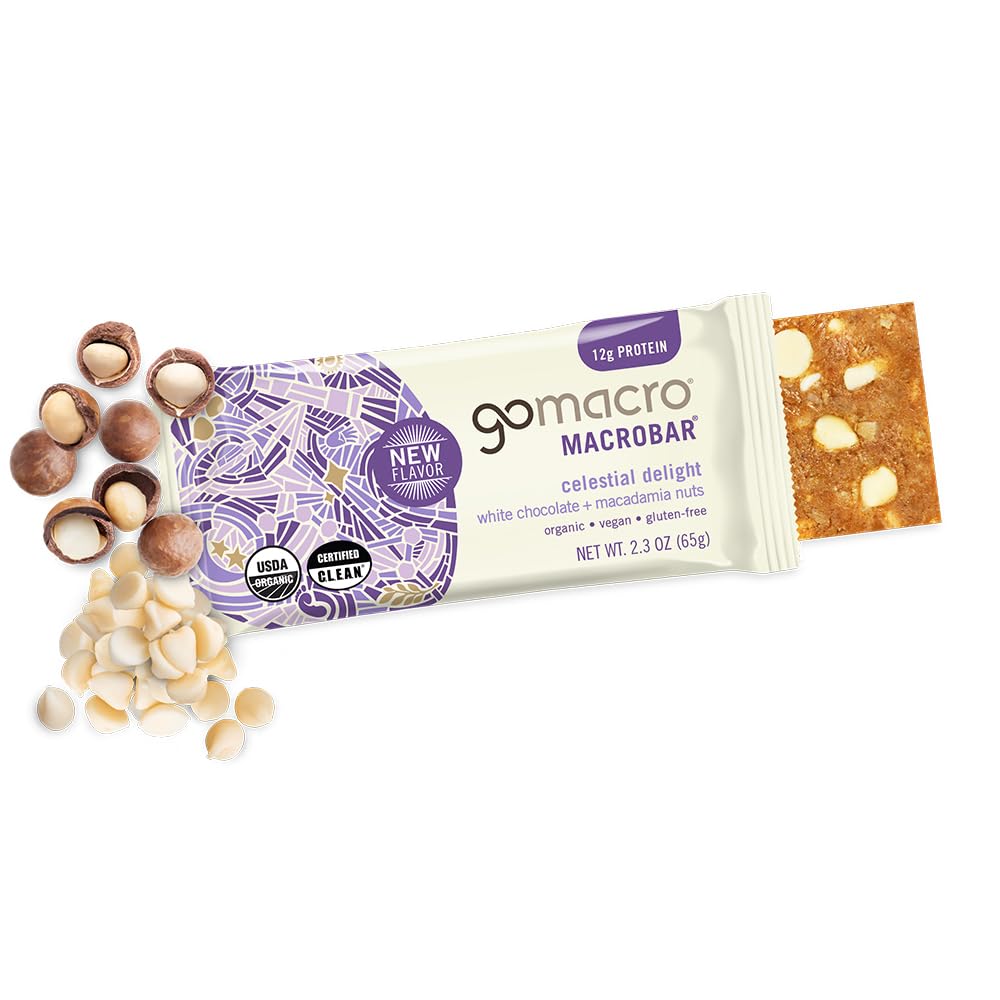 GoMacro MacroBar Plant-Based Protein Bars

