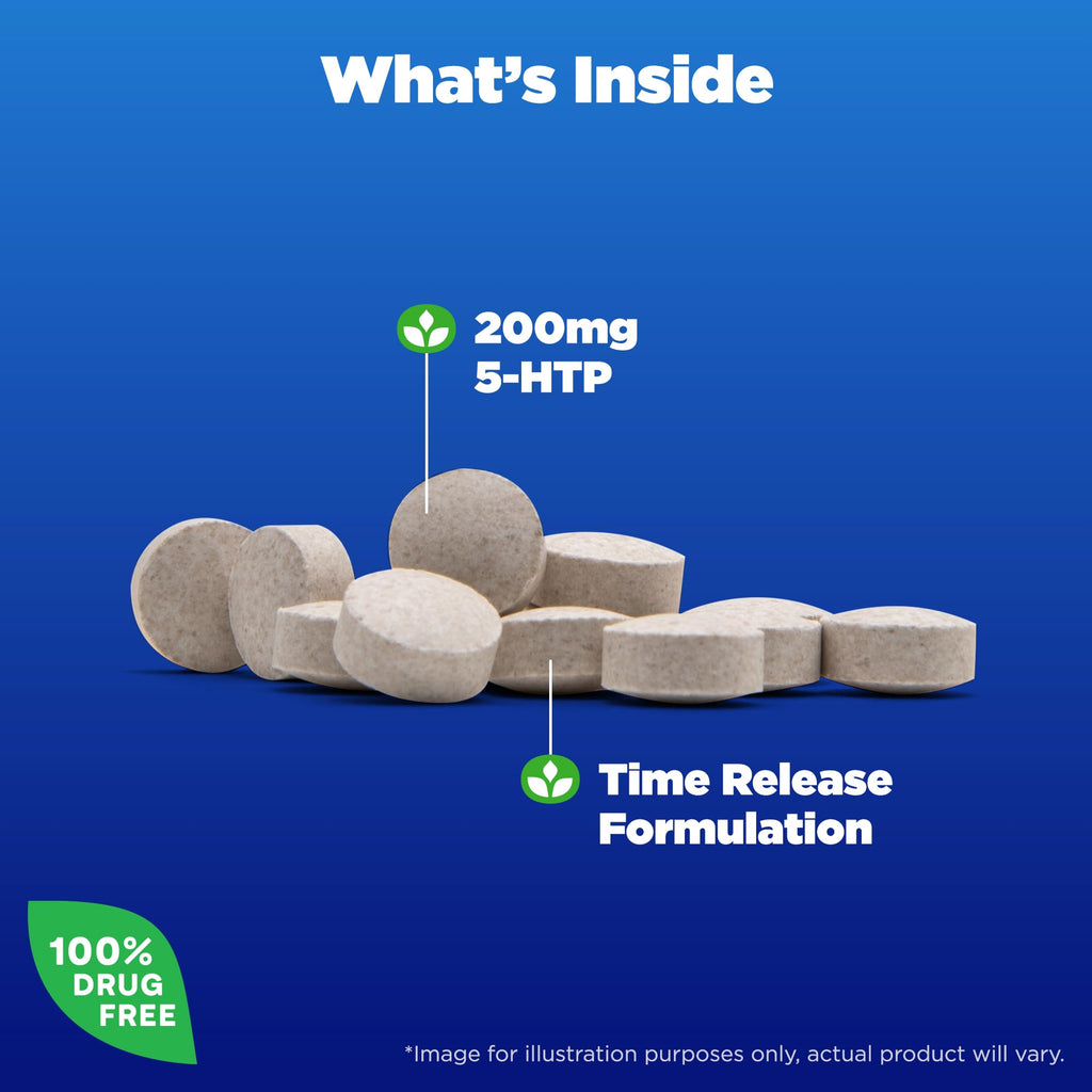 Natrol 5-HTP 200 mg Time Release Mood Support | Drug-Free

