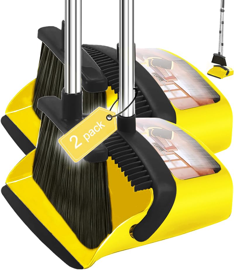 Kramer Broom and Dustpan Set with Telescopic Handle