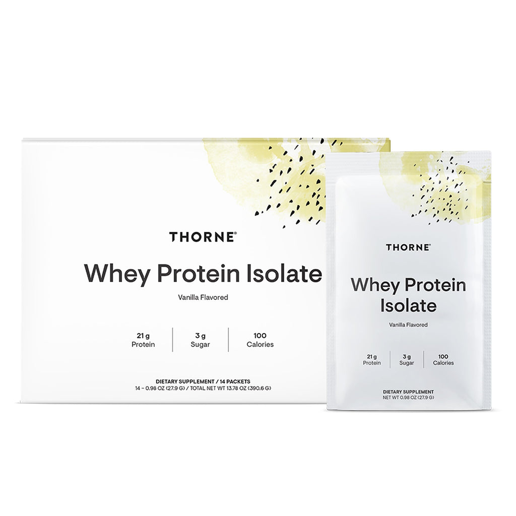 THORNE Whey Protein Isolate – Balanced Amino Acids, NSF Certified, Gluten Free Soy Free