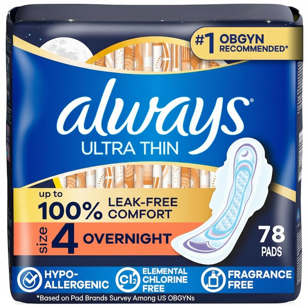 Always Ultra Thin Pads with Wings - LeakGUARD & RapidDRY Protection