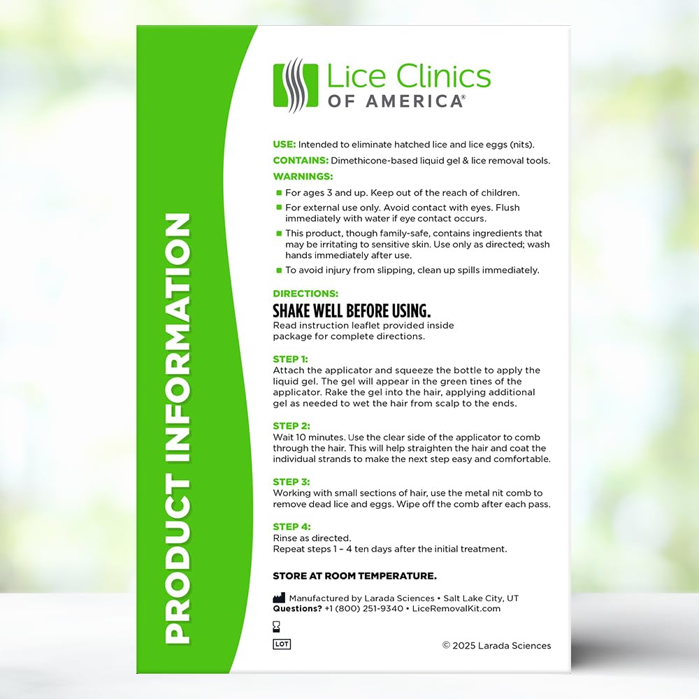 Lice Treatment Bundle by Lice Clinics – Non-Toxic Solution

