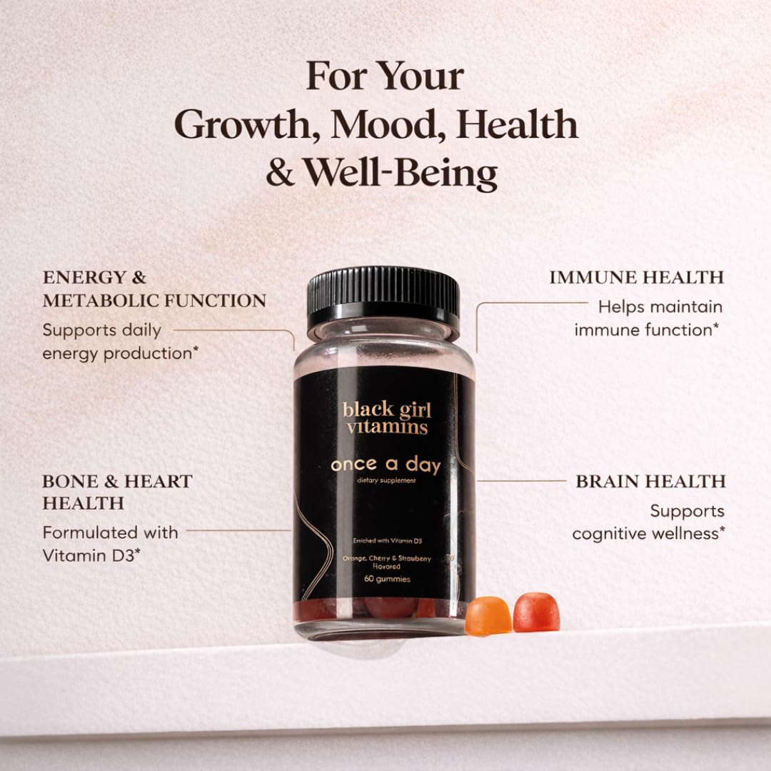 Black Girl Vitamins Women’s Multivitamin Gummies Immunity

