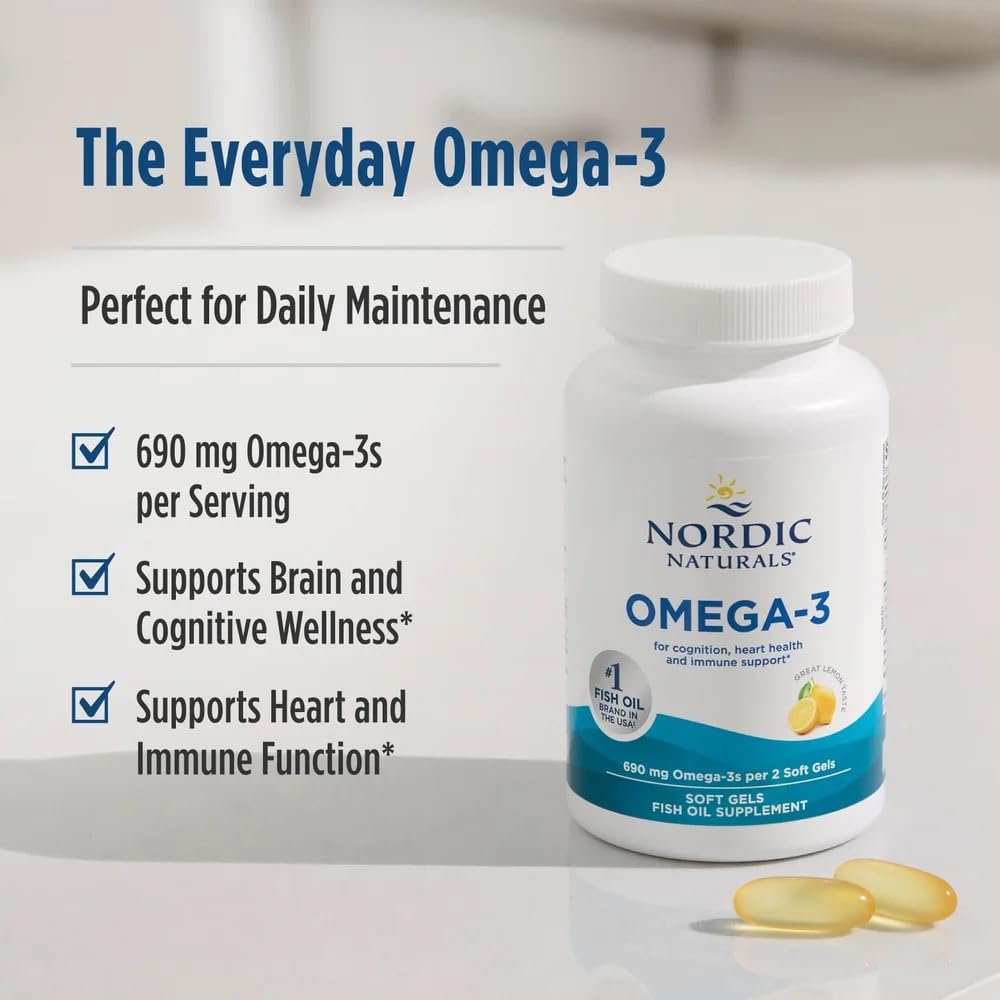 Omega-3 Fish Oil Nordic Naturals - EPA & DHA


