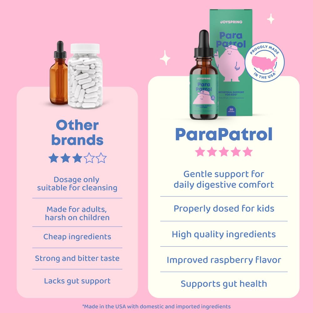 JoySpring ParaPatrol Kids Digestive Health Liquid

