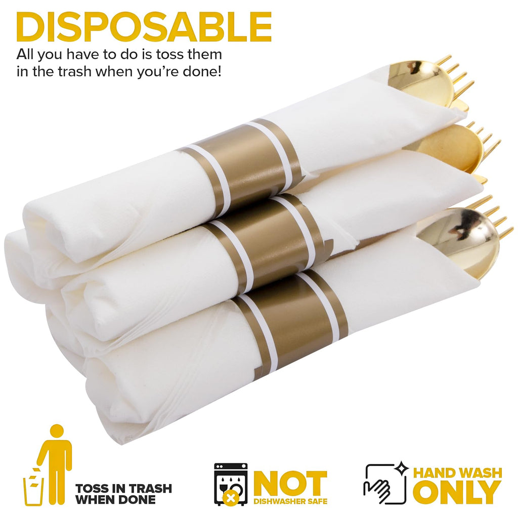 Disposable Cutlery Set with Napkins

