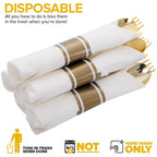 Disposable Cutlery Set with Napkins

