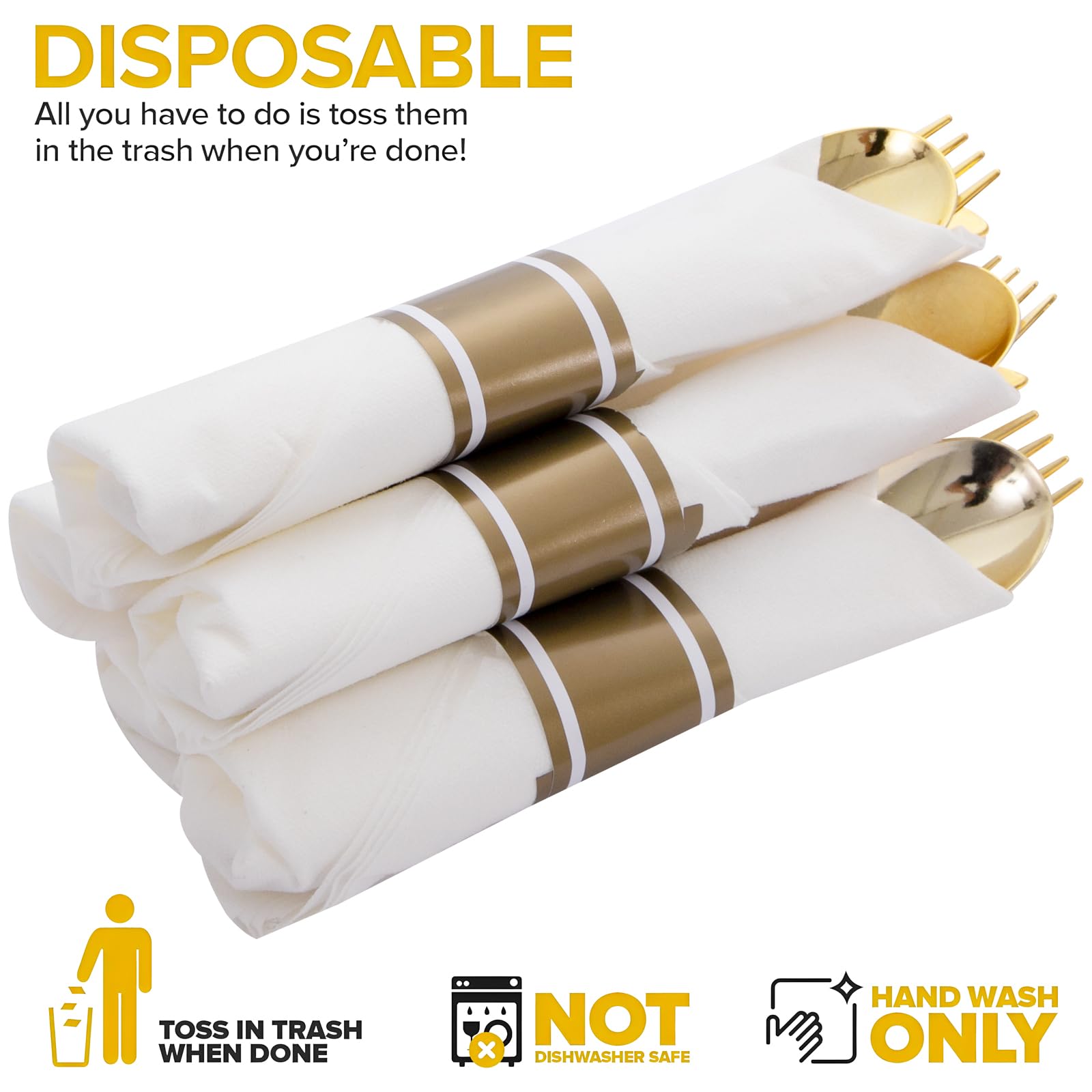 Disposable Cutlery Set with Napkins

