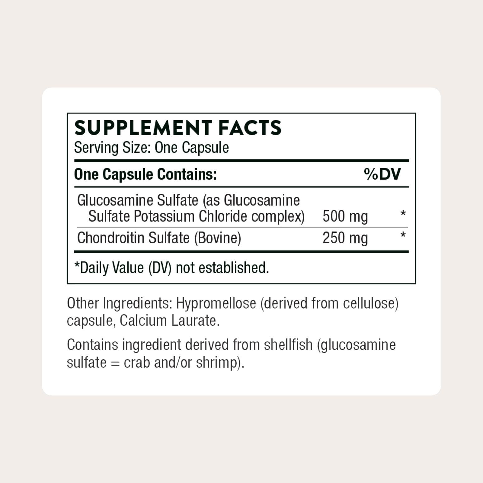 Thorne Glucosamine & Chondroitin Joint Support

