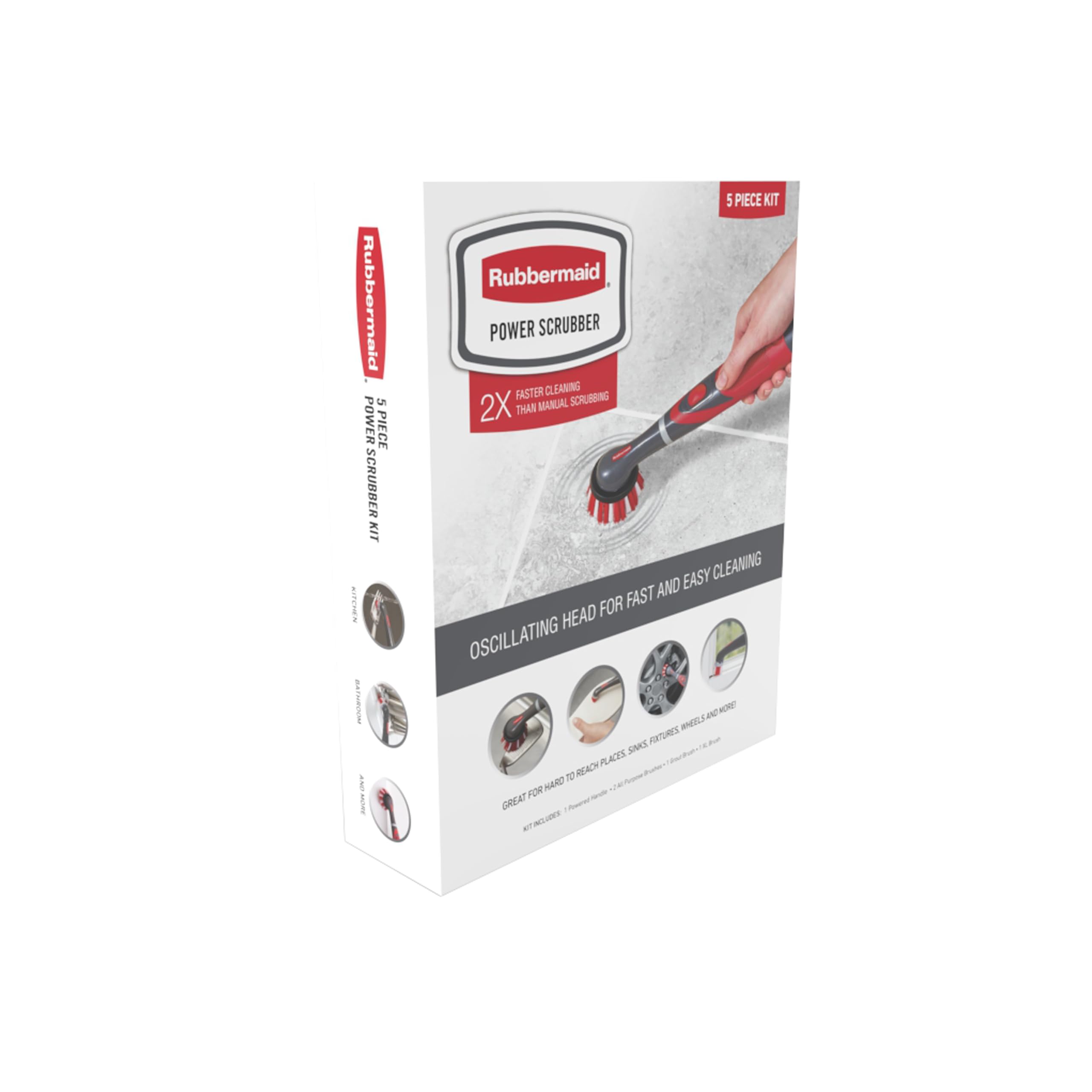 Rubbermaid Reveal Power Scrubber Cordless Oscillating Brush

