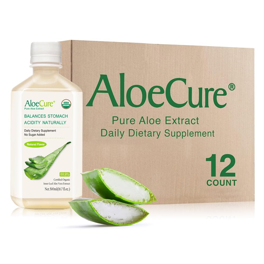 Aloe Vera Juice by AloeCure, USDA Organic