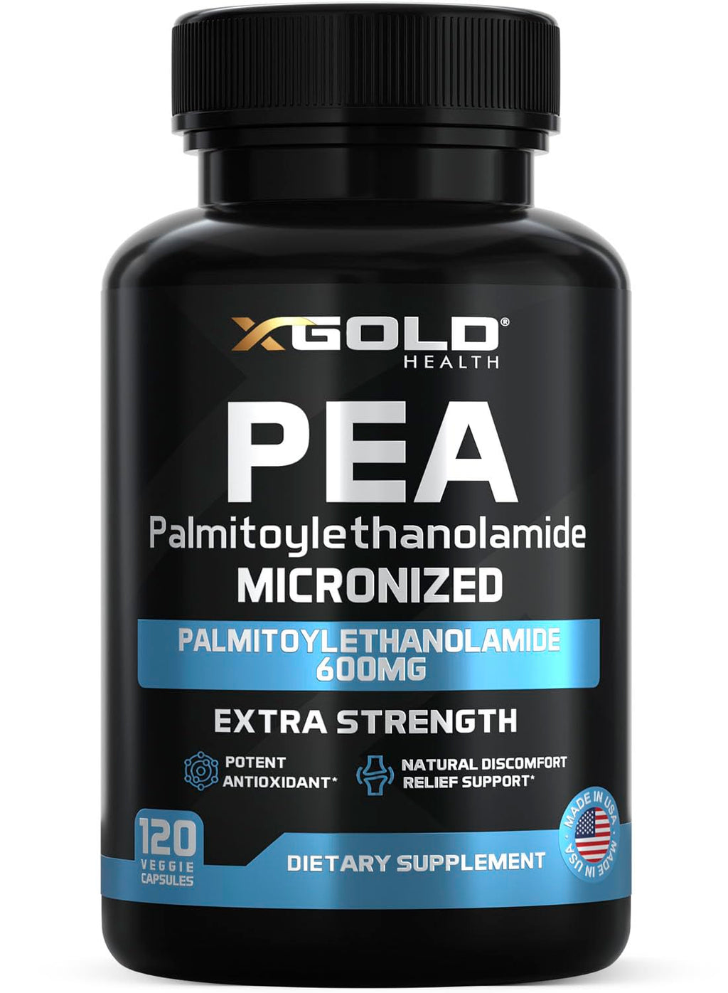 X Gold Health Palmitoylethanolamide PEA 600 mg Micronized

