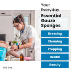 Dealmed Non-Woven Gauze Sponges – Absorbent Wound Care

