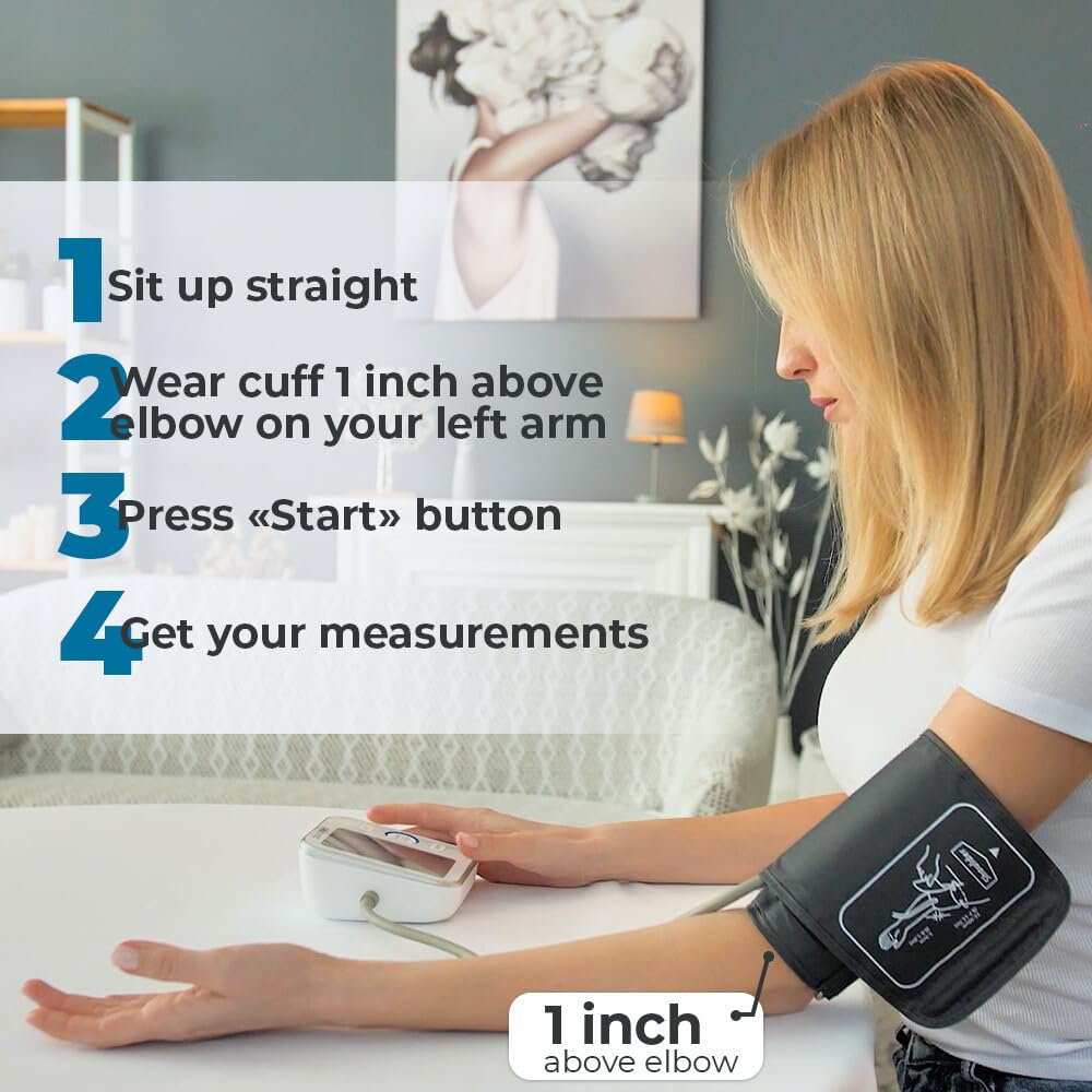 Paramed Blood Pressure Monitor Automatic – Large Display

