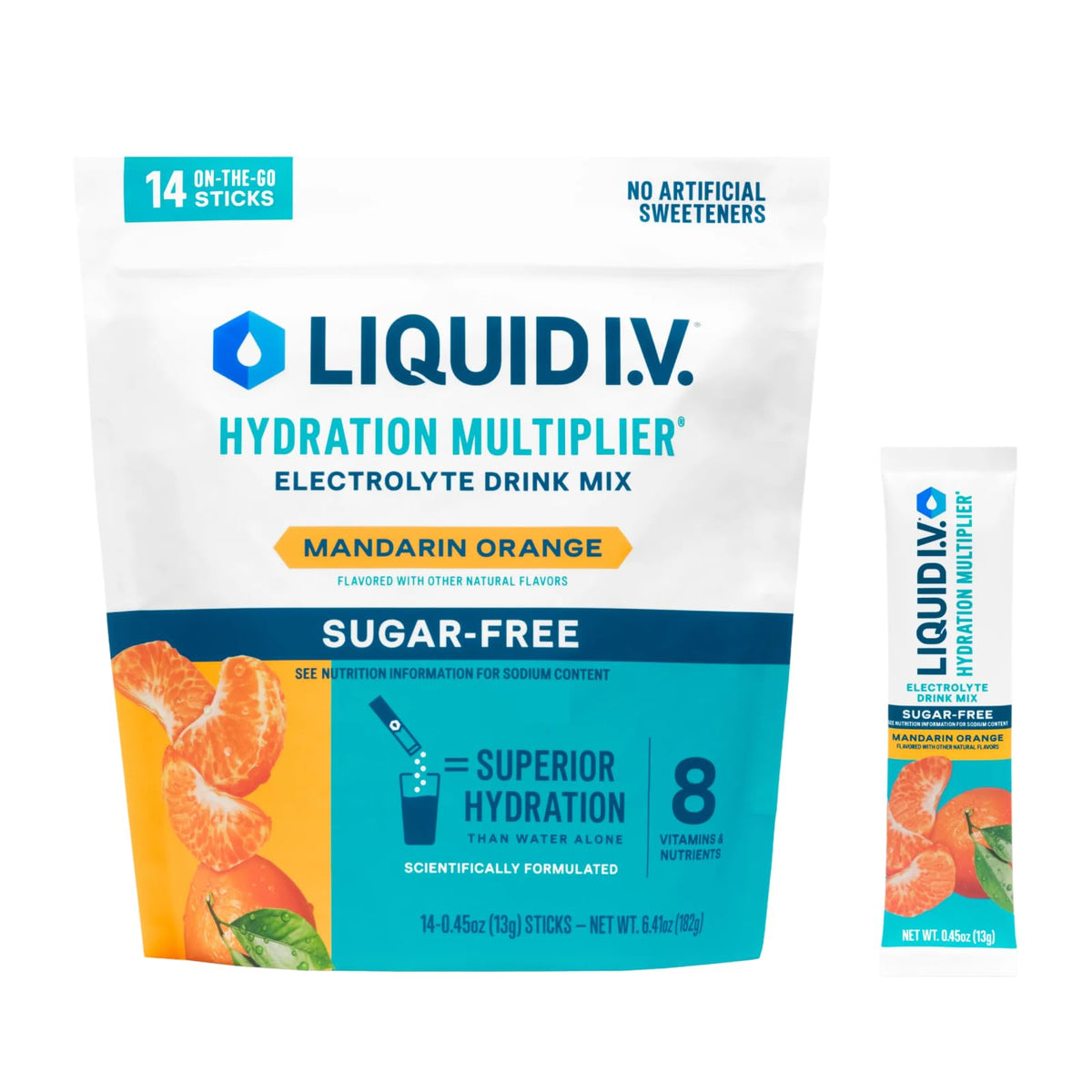 Liquid I.V. Hydration Multiplier Sugar-Free Electrolyte Drink Mix