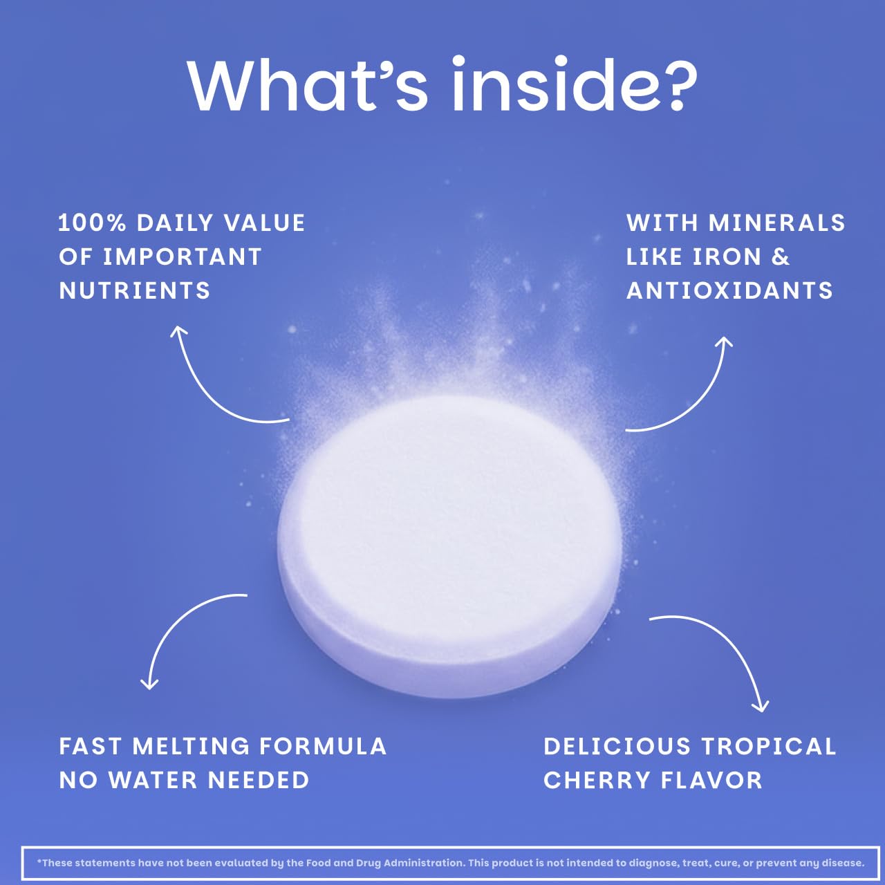 EZ Melts Multivitamin - Daily Vitamin for Energy

